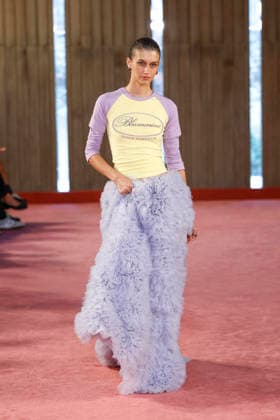 Blumarine Ready-to-Wear Spring Summer 2027 Fashion Show at Milan Fashion Week, on September 25, 2026, Bestimage, Milan, Italy  Copyright: xAgencex xBestimagexAgencex xBestimagex