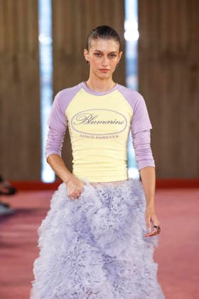 Blumarine Ready-to-Wear Spring Summer 2027 Fashion Show at Milan Fashion Week, on September 25, 2026, Bestimage, Milan, Italy  Copyright: xAgencex xBestimagexAgencex xBestimagex