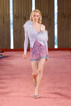 Blumarine Ready-to-Wear Spring Summer 2027 Fashion Show at Milan Fashion Week, on September 25, 2026, Bestimage, Milan, Italy  Copyright: xAgencex xBestimagexAgencex xBestimagex