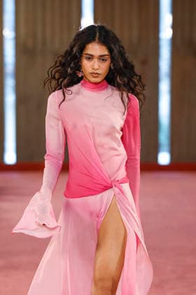 Blumarine Ready-to-Wear Spring Summer 2027 Fashion Show at Milan Fashion Week, on September 25, 2026, Bestimage, Milan, Italy  Copyright: xAgencex xBestimagexAgencex xBestimagex