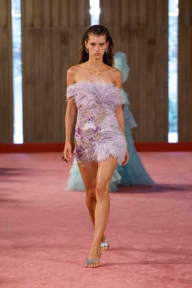 Blumarine Ready-to-Wear Spring Summer 2027 Fashion Show at Milan Fashion Week, on September 25, 2026, Bestimage, Milan, Italy  Copyright: xAgencex xBestimagexAgencex xBestimagex
