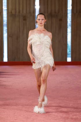 Blumarine Ready-to-Wear Spring Summer 2027 Fashion Show at Milan Fashion Week, on September 25, 2026, Bestimage, Milan, Italy  Copyright: xAgencex xBestimagexAgencex xBestimagex