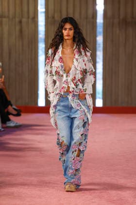 Blumarine Ready-to-Wear Spring Summer 2027 Fashion Show at Milan Fashion Week, on September 25, 2026, Bestimage, Milan, Italy  Copyright: xAgencex xBestimagexAgencex xBestimagex