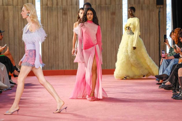 Blumarine Ready-to-Wear Spring Summer 2027 Fashion Show at Milan Fashion Week, on September 25, 2026, Bestimage, Milan, Italy  Copyright: xAgencex xBestimagexAgencex xBestimagex