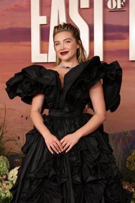 . 25 09 2026. London, United Kingdom. Florence Pugh arriving at the East of Eden screening in London.  xStephenxLockx xi-Imagesx IIM-27028-0007
