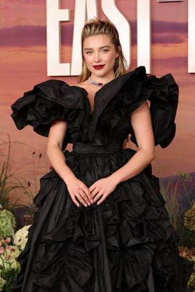 . 25 09 2026. London, United Kingdom. Florence Pugh arriving at the East of Eden screening in London.  xStephenxLockx xi-Imagesx IIM-27028-0008