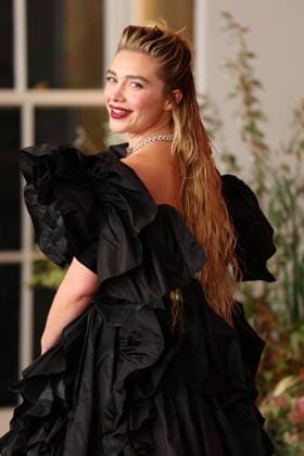 . 25 09 2026. London, United Kingdom. Florence Pugh arriving at the East of Eden screening in London.  xStephenxLockx xi-Imagesx IIM-27028-0013