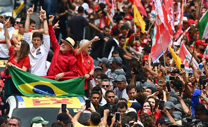 Brazilian Presidential Election Campaign PHOTOPQR OUEST FRANCE Franck Dubray Recife September 25, 2026 Report from Recife, Brazil, on the presidential election campaign, featuring a march and rally by President and candidate Lula (Luiz Inácio Lula da Silva), with the mayor of Recife Joao Campos Photo by Franck Dubray: Presidential election campaign in Brazil on September 25, 2026, in Recife, France  Copyright: xPHOTOPQR OUESTxFRANCE MAXPPPxFranckxDubrayx 20260925OFR9360 20260925OFR9360