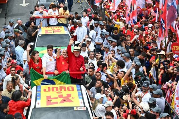 Brazilian Presidential Election Campaign PHOTOPQR OUEST FRANCE Franck Dubray Recife September 25, 2026 Report from Recife, Brazil, on the presidential election campaign, featuring a march and rally by President and candidate Lula (Luiz Inácio Lula da Silva), with the mayor of Recife Joao Campos Photo by Franck Dubray: Presidential election campaign in Brazil on September 25, 2026, in Recife, France  Copyright: xPHOTOPQR OUESTxFRANCE MAXPPPxFranckxDubrayx 20260925OFR9378 20260925OFR9378