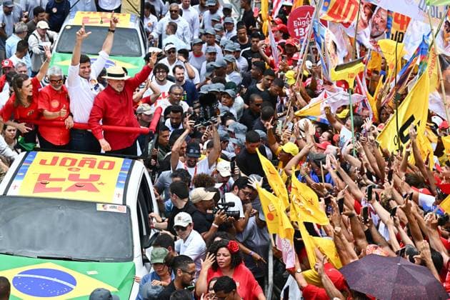Brazilian Presidential Election Campaign PHOTOPQR OUEST FRANCE Franck Dubray Recife September 25, 2026 Report from Recife, Brazil, on the presidential election campaign, featuring a march and rally by President and candidate Lula (Luiz Inácio Lula da Silva), with the mayor of Recife Joao Campos Photo by Franck Dubray: Presidential election campaign in Brazil on September 25, 2026, in Recife, France  Copyright: xPHOTOPQR OUESTxFRANCE MAXPPPxFranckxDubrayx 20260925OFR9380 20260925OFR9380