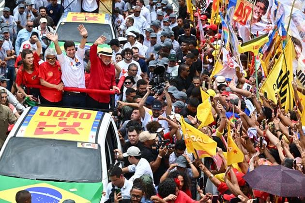 Brazilian Presidential Election Campaign PHOTOPQR OUEST FRANCE Franck Dubray Recife September 25, 2026 Report from Recife, Brazil, on the presidential election campaign, featuring a march and rally by President and candidate Lula (Luiz Inácio Lula da Silva), with the mayor of Recife Joao Campos Photo by Franck Dubray: Presidential election campaign in Brazil on September 25, 2026, in Recife, France  Copyright: xPHOTOPQR OUESTxFRANCE MAXPPPxFranckxDubrayx 20260925OFR9382 20260925OFR9382
