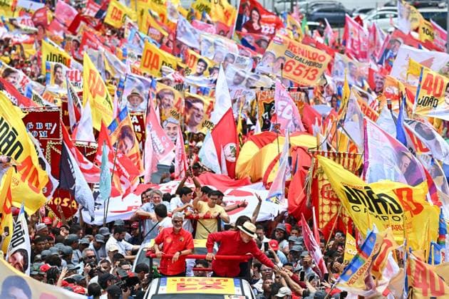 Brazilian Presidential Election Campaign PHOTOPQR OUEST FRANCE Franck Dubray Recife September 25, 2026 Report from Recife, Brazil, on the presidential election campaign, featuring a march and rally by President and candidate Lula (Luiz Inácio Lula da Silva), with the mayor of Recife Joao Campos Photo by Franck Dubray: Presidential election campaign in Brazil on September 25, 2026, in Recife, France  Copyright: xPHOTOPQR OUESTxFRANCE MAXPPPxFranckxDubrayx 20260925OFR9387 20260925OFR9387
