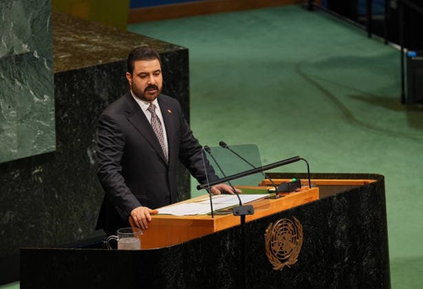 81st United Nations General Assembly NEW YORK, UNITED STATES - SEPTEMBER 25: (----EDITORIAL USE ONLY - MANDATORY CREDIT - IRAQI PRIME MINISTER S PRESS OFFICE HANDOUT - NO MARKETING NO ADVERTISING CAMPAIGNS - DISTRIBUTED AS A SERVICE TO CLIENTS----) Iraq’s Prime Minister Ali al-Zaydi addresses the United Nations (UN) General Assembly in New York, United States, on September 25, 2026. Iraqi Prime Minister s Press Office Handout Anadolu New York United States. Editorial use only. Please get in touch for any other usage.  Copyright: x2026xAnadoluxIraqixPrimexMinister sxPressxOfficex xHandoutx