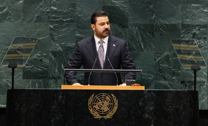 81st United Nations General Assembly NEW YORK, UNITED STATES - SEPTEMBER 25: (----EDITORIAL USE ONLY - MANDATORY CREDIT - IRAQI PRIME MINISTER S PRESS OFFICE HANDOUT - NO MARKETING NO ADVERTISING CAMPAIGNS - DISTRIBUTED AS A SERVICE TO CLIENTS----) Iraq’s Prime Minister Ali al-Zaydi addresses the United Nations (UN) General Assembly in New York, United States, on September 25, 2026. Iraqi Prime Minister s Press Office Handout Anadolu New York United States. Editorial use only. Please get in touch for any other usage.  Copyright: x2026xAnadoluxIraqixPrimexMinister sxPressxOfficex xHandoutx