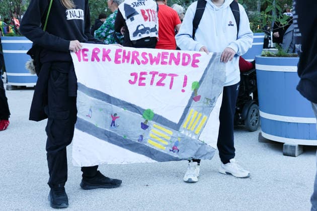 September 25, 2026, City of Lucerne: Demonstration, climate rally in Lucerne against climate change, under the slogan No 50-Degree Summers. Photo: Demonstrators