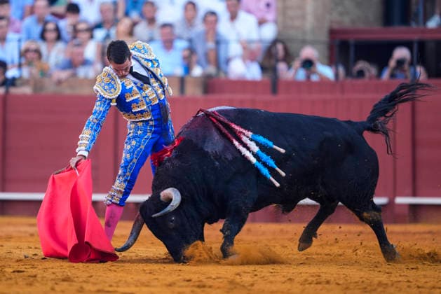 Second Subscription Bullfight of the San Miguel Fair in Seville: José María Manzanares during the second subscription bullfight of the San Miguel Fair at the Real Maestranza de Caballería on September 25, 2026, in Seville, Andalusia, Spain José María Manzanares, Alejandro Talavante, and Juan Ortega fought bulls from Puerto de San Lorenzo and Ventana de San Lorenzo during the first subscription bullfight of the San Miguel Fair on September 25, 2026, in Seville, Andalusia, Spain Copyright: xJoaquinxCorcherox 7800439