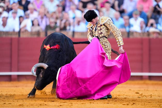 Second Subscription Bullfight of the San Miguel Fair in Seville: Juan Ortega during the second subscription bullfight of the San Miguel Fair at the Real Maestranza de Caballería on September 25, 2026, in Seville, Andalusia, Spain José María Manzanares, Alejandro Talavante, and Juan Ortega fought bulls from Puerto de San Lorenzo and Ventana de San Lorenzo during the first subscription bullfight of the San Miguel Fair on September 25, 2026, in Seville, Andalusia, Spain Copyright: xJoaquinxCorcherox 7800459