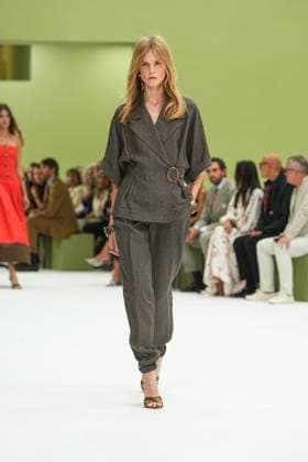 IPA88969507 - Milan, Milan Women™s Fashion Week Spring Summer 2027 - Women™s Fashion, Spring Summer 2027 - Luisa Spagnoli fashion show - runway Pictured: models  Copyright: xRiccardoxGIordanox xRiccardoxGiordano IPAx IPA88969507