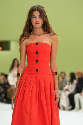 IPA88969514 - Milan, Milan Women™s Fashion Week Spring Summer 2027 - Women™s Fashion, Spring Summer 2027 - Luisa Spagnoli fashion show - runway Pictured: models  Copyright: xRiccardoxGIordanox xRiccardoxGiordano IPAx IPA88969514