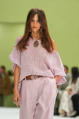 IPA88969522 - Milan, Milan Women™s Fashion Week Spring Summer 2027 - Women™s Fashion, Spring Summer 2027 - Luisa Spagnoli fashion show - runway in the photo: models  Copyright: xRiccardoxGIordanox xRiccardoxGiordano IPAx IPA88969522