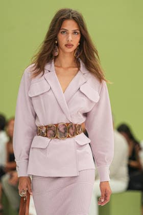 IPA88969564 - Milan, Milan Women™s Fashion Week Spring Summer 2027 - Women™s Fashion, Spring Summer 2027 - Luisa Spagnoli fashion show - runway Pictured: models  Copyright: xRiccardoxGIordanox xRiccardoxGiordano IPAx IPA88969564
