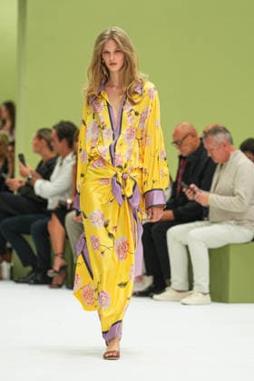 IPA88969613 - Milan, Milan Women™s Fashion Week Spring Summer 2027 - Women™s Fashion, Spring Summer 2027 - Luisa Spagnoli fashion show - runway Pictured: models  Copyright: xRiccardoxGIordanox xRiccardoxGiordano IPAx IPA88969613