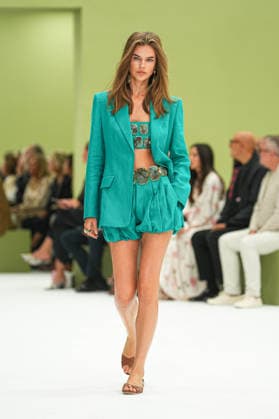 IPA88969683 - Milan, Milan Women™s Fashion Week Spring Summer 2027 - Women™s Fashion, Spring Summer 2027 - Luisa Spagnoli fashion show - runway Pictured: models  Copyright: xRiccardoxGIordanox xRiccardoxGiordano IPAx IPA88969683