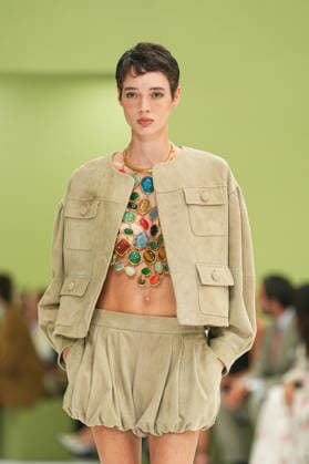 IPA88969693 - Milan, Milan Women™s Fashion Week Spring Summer 2027 - Women™s Fashion, Spring Summer 2027 - Luisa Spagnoli fashion show - runway In the photo: models  Copyright: xRiccardoxGIordanox xRiccardoxGiordano IPAx IPA88969693