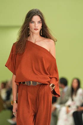 IPA88969695 - Milan, Milan Women™s Fashion Week Spring Summer 2027 - Women™s Fashion, Spring Summer 2027 - Luisa Spagnoli fashion show - runway in the photo: models  Copyright: xRiccardoxGIordanox xRiccardoxGiordano IPAx IPA88969695