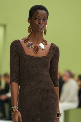 IPA88969527 - Milan, Milan Women™s Fashion Week Spring Summer 2027 - Women™s Fashion, Spring Summer 2027 - Luisa Spagnoli fashion show - runway in the photo: models  Copyright: xRiccardoxGIordanox xRiccardoxGiordano IPAx IPA88969527