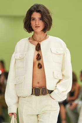IPA88969554 - Milan, Milan Women™s Fashion Week Spring Summer 2027 - Women™s Fashion, Spring Summer 2027 - Luisa Spagnoli fashion show - runway Pictured: models  Copyright: xRiccardoxGIordanox xRiccardoxGiordano IPAx IPA88969554