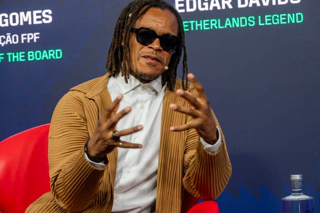 September 22, 2026, Lisbon, Lisbon, Portugal: Netherlands legend EDGAR DAVIDS speaking during the social impact panel at the Portugal Football Summit at the Cidade do Futebol in Oeiras. Lisbon Portugal - ZUMAr238 20260922_zip_r238_039 Copyright: xRicardoxRochax