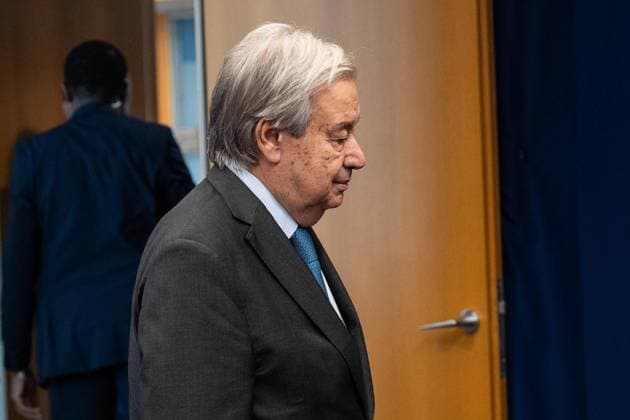 September 25, 2026, Bronx, New York, USA: The Secretary-General Antonio Guterres meets with Dr. Masoud Pezeshkian, President of Islamic Republic of Iran at United Nations Headquarters in New York, NY on September 25, 2026. Bronx USA - ZUMAr339 20260925_znp_r339_042 Copyright: xLevxRadinx