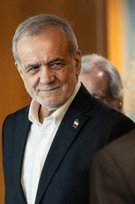 September 25, 2026, Bronx, New York, USA: Dr. Masoud Pezeshkian, President of Islamic Republic of Iran meets with The Secretary-General Antonio Guterres at United Nations Headquarters in New York, NY on September 25, 2026. Bronx USA - ZUMAr339 20260925_znp_r339_036 Copyright: xLevxRadinx