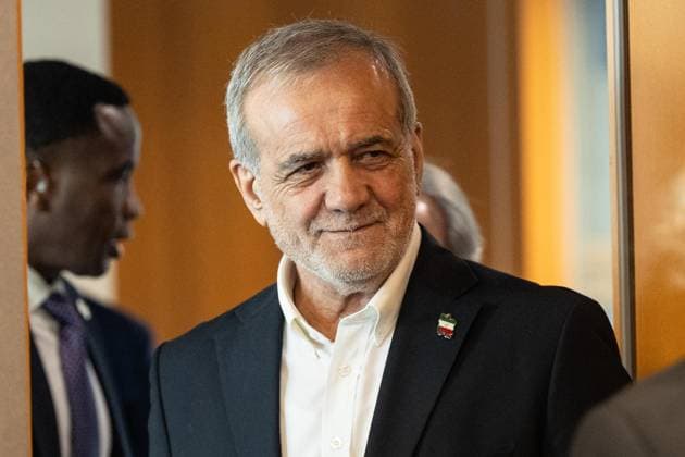 September 25, 2026, Bronx, New York, USA: Dr. Masoud Pezeshkian, President of Islamic Republic of Iran meets with The Secretary-General Antonio Guterres at United Nations Headquarters in New York, NY on September 25, 2026. Bronx USA - ZUMAr339 20260925_znp_r339_037 Copyright: xLevxRadinx