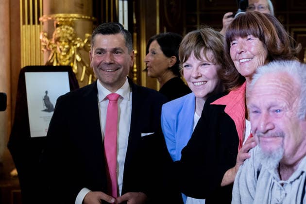 Augsburg, Bavaria, Germany September 25, 2026: The Elisabeth Prize was awarded in the Golden Hall of Augsburg City Hall. The mayor of Augsburg, Dr. Florian Freund (SPD)