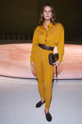 IPA88970358 - Milan, Milan Women™s Fashion Week Spring Summer 2027 - Women™s Fashion, Spring Summer 2027 - Luisa Spagnoli fashion show - front row Pictured: guest  Copyright: xRiccardoxGIordanox xRiccardoxGiordano IPAx IPA88970358