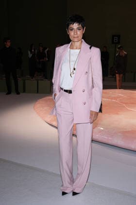 IPA88970433 - Milan, Milan Women™s Fashion Week Spring Summer 2027 - Women™s Fashion, Spring Summer 2027 - Luisa Spagnoli fashion show - front row Pictured: Valeria Solarino  Copyright: xRiccardoxGIordanox xRiccardoxGiordano IPAx IPA88970433