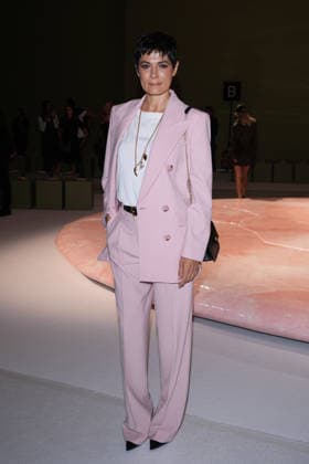 IPA88970443 - Milan, Milan Women™s Fashion Week Spring Summer 2027 - Women™s Fashion, Spring Summer 2027 - Luisa Spagnoli fashion show - front row Pictured: Valeria Solarino  Copyright: xRiccardoxGIordanox xRiccardoxGiordano IPAx IPA88970443