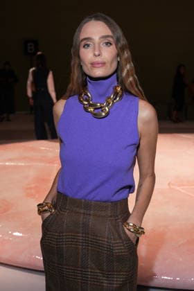 IPA88970468 - Milan, Milan Women™s Fashion Week Spring Summer 2027 - Women™s Fashion, Spring Summer 2027 - Luisa Spagnoli fashion show - front row in the photo: guest  Copyright: xRiccardoxGIordanox xRiccardoxGiordano IPAx IPA88970468