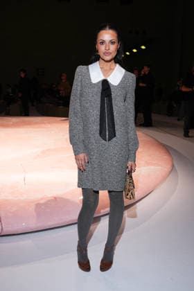 IPA88970514 - Milan, Milan Women™s Fashion Week Spring Summer 2027 - Women™s Fashion, Spring Summer 2027 - Luisa Spagnoli fashion show - front row pictured: guest  Copyright: xRiccardoxGIordanox xRiccardoxGiordano IPAx IPA88970514