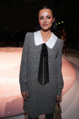 IPA88970522 - Milan, Milan Women™s Fashion Week Spring Summer 2027 - Women™s Fashion, Spring Summer 2027 - Luisa Spagnoli fashion show - front row in the photo: guest  Copyright: xRiccardoxGIordanox xRiccardoxGiordano IPAx IPA88970522