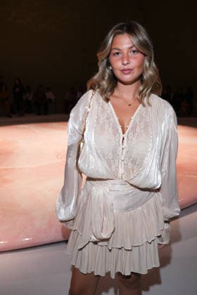 IPA88970556 - Milan, Milan Women™s Fashion Week Spring Summer 2027 - Women™s Fashion, Spring Summer 2027 - Luisa Spagnoli fashion show - front row in the photo: guest  Copyright: xRiccardoxGIordanox xRiccardoxGiordano IPAx IPA88970556