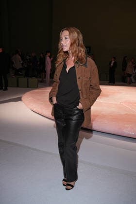 IPA88970577 - Milan, Milan Women™s Fashion Week Spring Summer 2027 - Women™s Fashion, Spring Summer 2027 - Luisa Spagnoli fashion show - front row Pictured: Cristiana Capotondi  Copyright: xRiccardoxGIordanox xRiccardoxGiordano IPAx IPA88970577