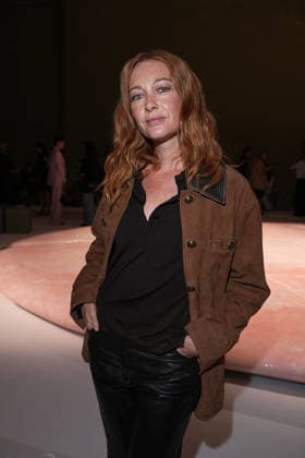 IPA88970579 - Milan, Milan Women™s Fashion Week Spring Summer 2027 - Women™s Fashion, Spring Summer 2027 - Luisa Spagnoli fashion show - front row Pictured: Cristiana Capotondi  Copyright: xRiccardoxGIordanox xRiccardoxGiordano IPAx IPA88970579
