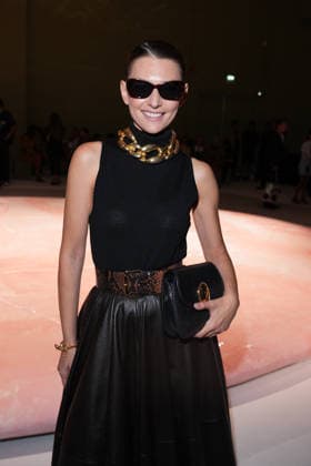IPA88970598 - Milan, Milan Women™s Fashion Week Spring Summer 2027 - Women™s Fashion, Spring Summer 2027 - Luisa Spagnoli fashion show - front row pictured: guest  Copyright: xRiccardoxGIordanox xRiccardoxGiordano IPAx IPA88970598