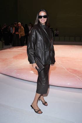 IPA88970616 - Milan, Milan Women™s Fashion Week Spring Summer 2027 - Women™s Fashion, Spring Summer 2027 - Luisa Spagnoli fashion show - front row pictured: guest  Copyright: xRiccardoxGIordanox xRiccardoxGiordano IPAx IPA88970616