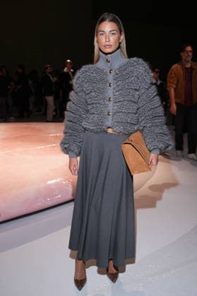 IPA88970679 - Milan, Milan Women™s Fashion Week Spring Summer 2027 - Women™s Fashion, Spring Summer 2027 - Luisa Spagnoli fashion show - front row Pictured: guest  Copyright: xRiccardoxGIordanox xRiccardoxGiordano IPAx IPA88970679