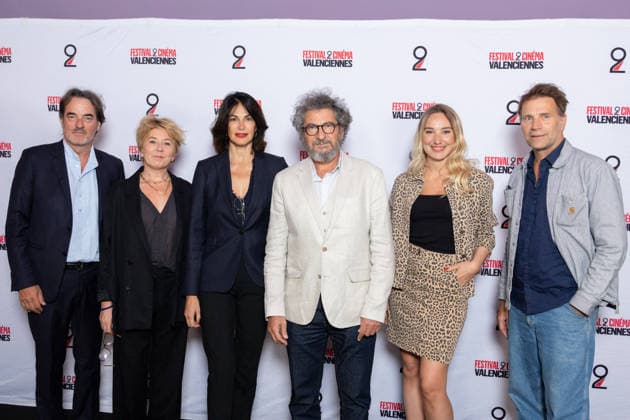 16th Festival 2 Valenciennes - Day 1 Denis imbert, Blandine Lenoir, Helena Noguerra, Radu Mihaileanu, Déborah Francois, Thomas Jouannet attends the opening ceremony photocall the 16th Valenciennes Film Festival - Day 1 on September 25, 2026 in Valenciennes, France. Photo by Nasser Berzane ABACAPRESS.COM Valenciennes France  Copyright: xBerzanexNasser ABACAx
