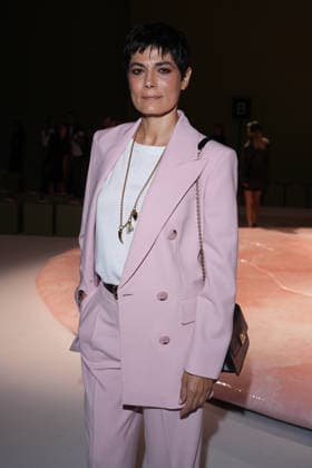 IPA88970447 - Milan, Milan Women™s Fashion Week Spring Summer 2027 - Women™s Fashion, Spring Summer 2027 - Luisa Spagnoli fashion show - front row Pictured: Valeria Solarino  Copyright: xRiccardoxGIordanox xRiccardoxGiordano IPAx IPA88970447